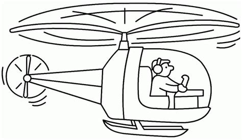 Helicopter Coloring Pages For Kids - Coloring Home