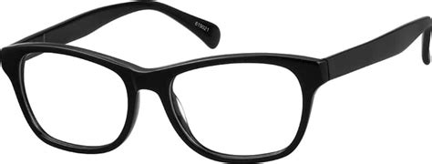 black women s classic square eyeglasses 6190 zenni optical eyeglasses