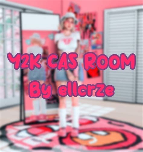 Y2k Cas Room By Ellcrze Patreon Sims 4 Cas Background Sims 4