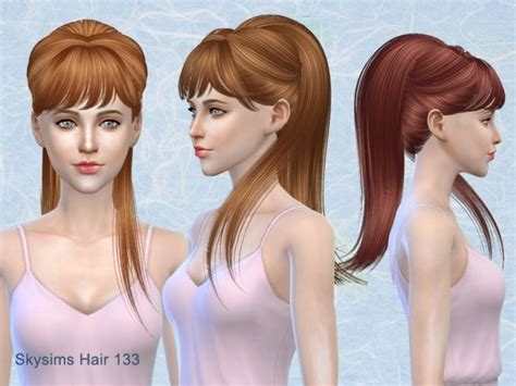 Skysims Hair 133 Pay At Butterfly Sims Sims 4 Updates