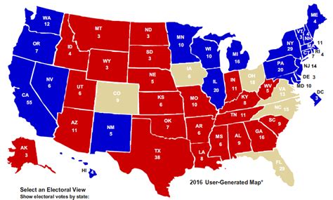 2016 Electoral Map Outlook