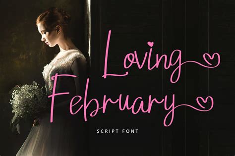 Loving February Font By Illushvara · Creative Fabrica