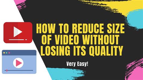 How To Reduce Video Size Without Losing Quality Compress Video Without Losing Quality Youtube