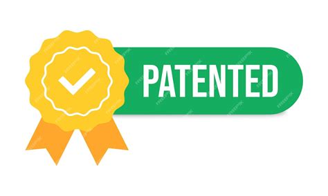 Icono Patentado Icono De Premio De Producto Patentado Propiedad