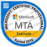 Mta Microsoft Technology Associate Certificate Photos