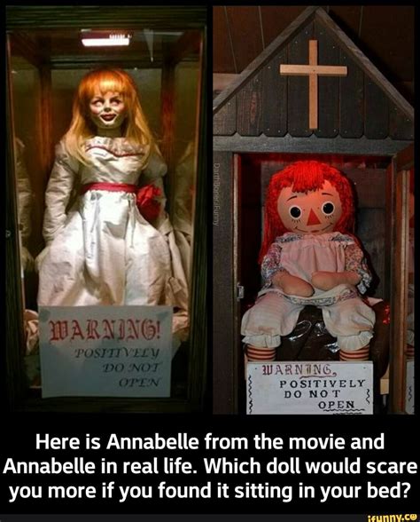 Warning Positively I Do Not Open Here Is Annabelle From The Movie And