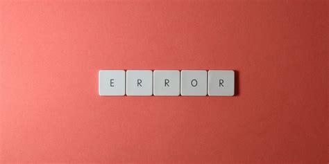 Common Errors And How To Fix Them Make Tech Easier