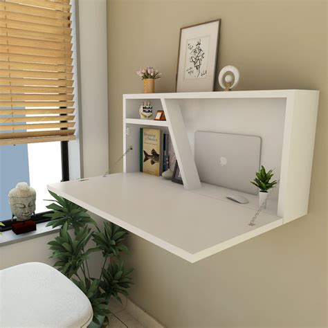 Wall Mounted Table — Folding Study Or Work Table Evolvekart™