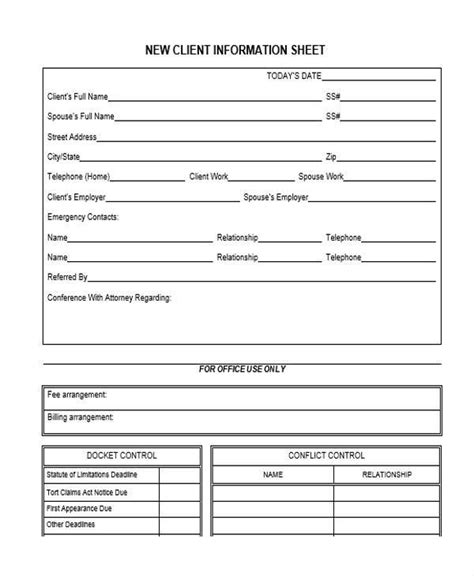 This means that they are not present on most devices. FREE 49+ Information Sheet Samples in PDF | MS Word
