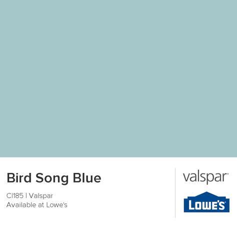 Color to paint master bedroom which is very visible from hall and entry. Bird Song Blue-this is what I chose to paint my porch ...