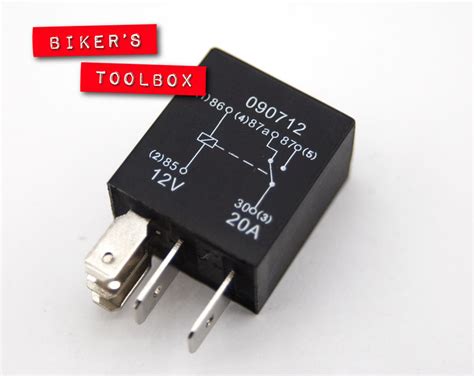 Bikers Toolbox Limited 5 Pin 20 Amp Micro Relay