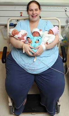 Nothing To Do With Arbroath World S Fattest Mother Of Triplets Tells Her Story