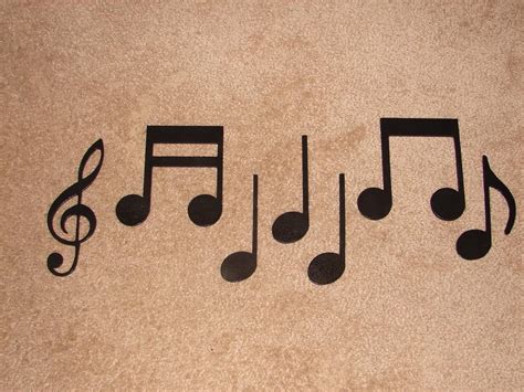 Metal Wall Art Decor Music Notes Musical Note