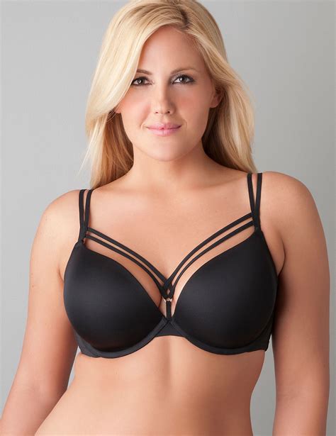 Seriously Sexy Plus Size Strappy Plunge Bra Lane Bryant Lingerie