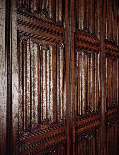 Nothing dates a home like lackluster wood paneling. linenfold-panelling | Paneling, Snooker room, Traditional ...