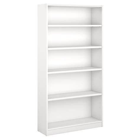 Pemberly Row 5 Shelf Bookcase In Pure White Cymax Business