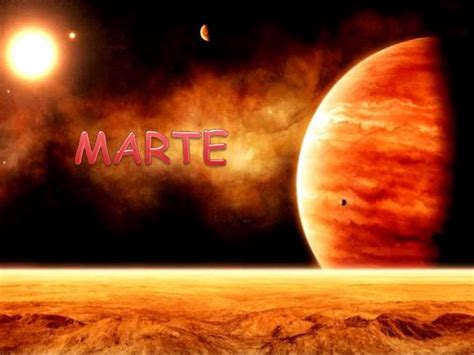 Marte poartă numele zeului roman al războiului și este adesea denumită planeta roșie, deoarece oxidul de fier predominant pe suprafața sa îi conferă un aspect roșiatic distinctiv între corpurile astronomice vizibile cu ochiul liber. Marte