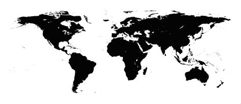 Mapa Del Mundo Vector En Vecteezy