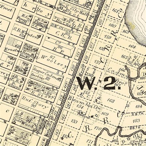 Vintage Map of Bayonne, New Jersey 1873 by Ted's Vintage Art
