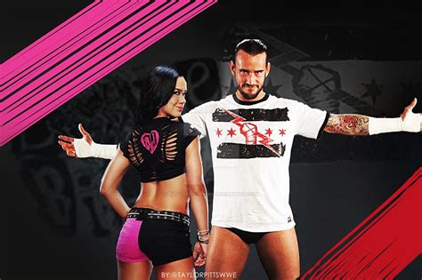 Wwe Aj Lee And Cm Punk Wallpaper By Taylorpittswwe On Deviantart