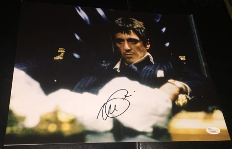Al Pacino Signed Autograph Full Name Scarface Classic 11x14 Photo Jsa