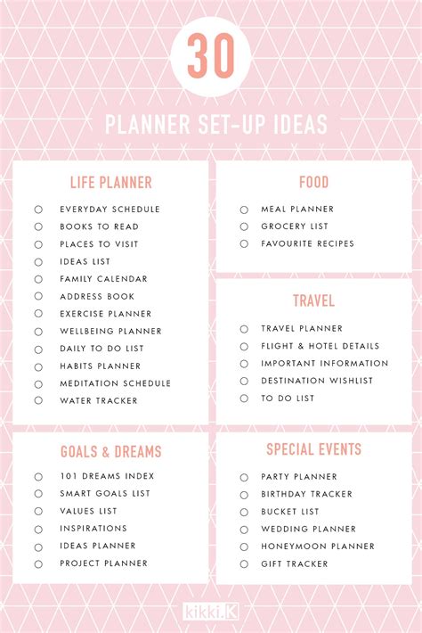 Be Inspired To Organise Your Planner With These 30 Planner Set Up Ideas