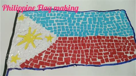 Paper Mosaic Flag Making Youtube