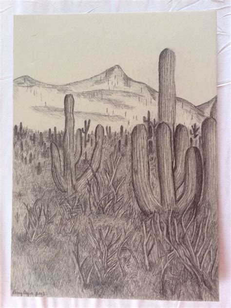 Arizona Landscape Pencil Drawing Drawings Of Love Couples Landscape