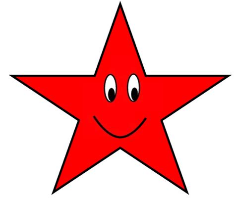 Happy Face Star Clip Art Clipart Best