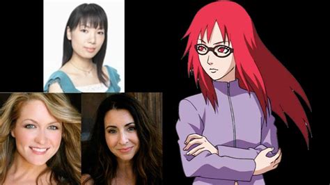 Anime Voice Comparison Karin Naruto Youtube