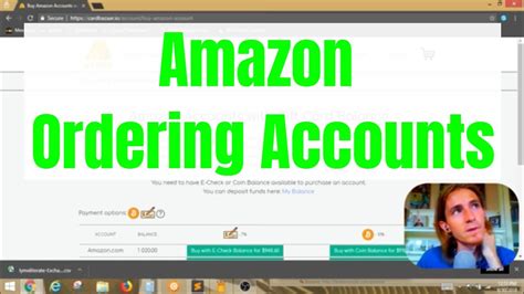 How To Get Amazon Ordering Accounts Loaded With 1000 For 900 Youtube