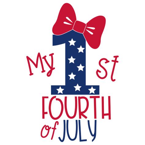 My 1st Fourth Of July Bow Svg Download My 1st Fourth Of July Bow