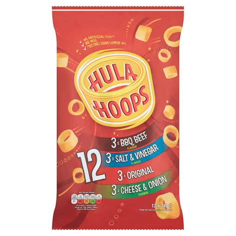 Hula Hoops Variety Multipack Crisps 12 Pack Multipack Crisps