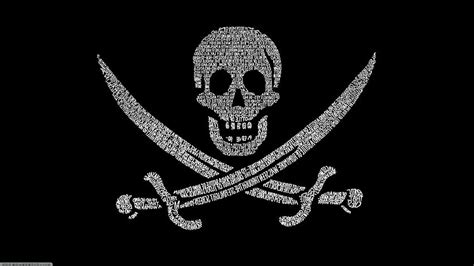 Bandera De Piratas De Alta Calidad La Mejor Pirater A Oscura Fondo De