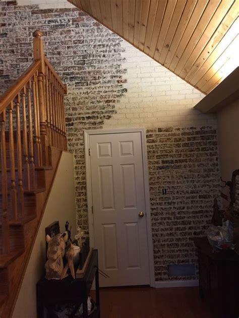 How To Diy A Faux Brick Wall With Sheetrock Plaster Hometalk