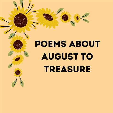 11 Poems About August To Treasure