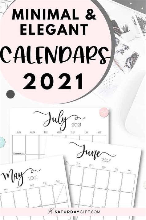 Elegant And Aesthetic Printable Vertical Calendar 2023 By Saturday T