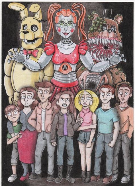 I Ve Finally Done The FNaF Book Series Drawing Of The Silver Eyes