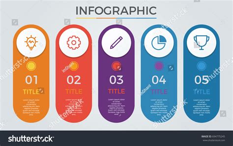 1587 5 Options List Infographic Images Stock Photos And Vectors
