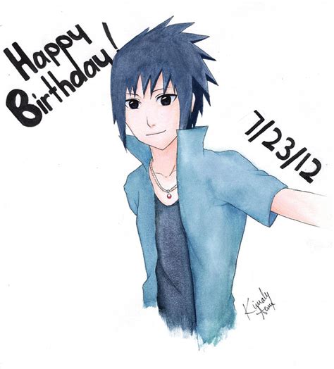 Happy Birthday Sasuke By Princesslaguia On Deviantart