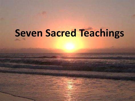Seven Sacred Teachings