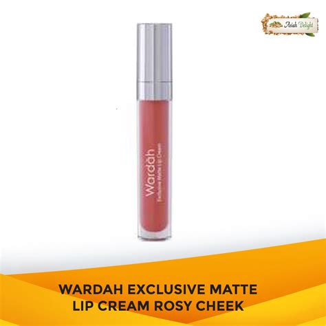 WARDAH Exclusive Matte Lip Cream 17 Rosy Cheek 1 S 4g Shopee Malaysia