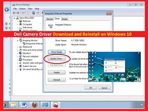 Update Or Reinstall Dell Camera Driver On Windows 10
