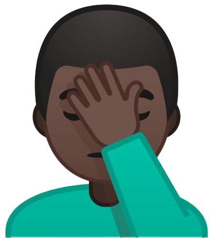 Facepalm Emoji Png Transparent Image Png Mart