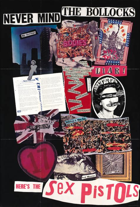 bonhams the sex pistols a promotional poster for the album never mind the bollocks here s