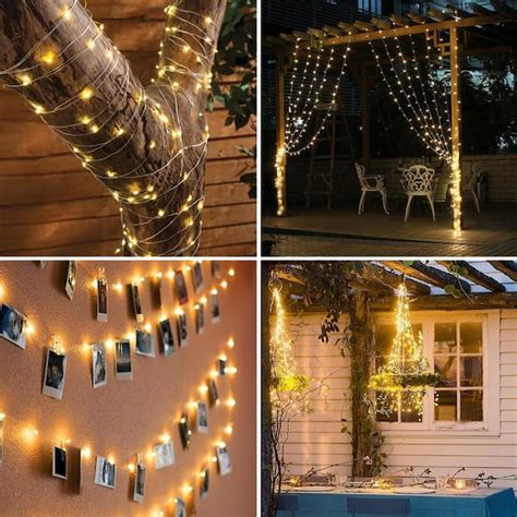 Led Copper String Fairy Lights Battery Copper Wire Wedding Party