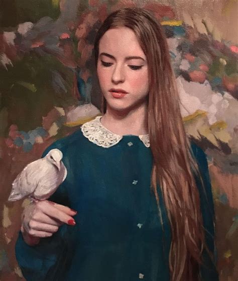 William Oxer Frsa Wing To Me My Rest Painting Acrylic On Canvas