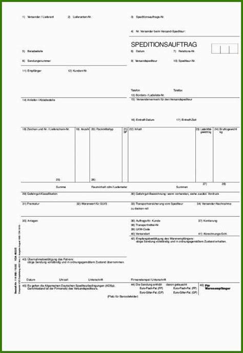 Daher werden sie gern im rechnungswesen und cont. Speditionsauftrag Vorlage Excel Fantastisch Lieferschein ...