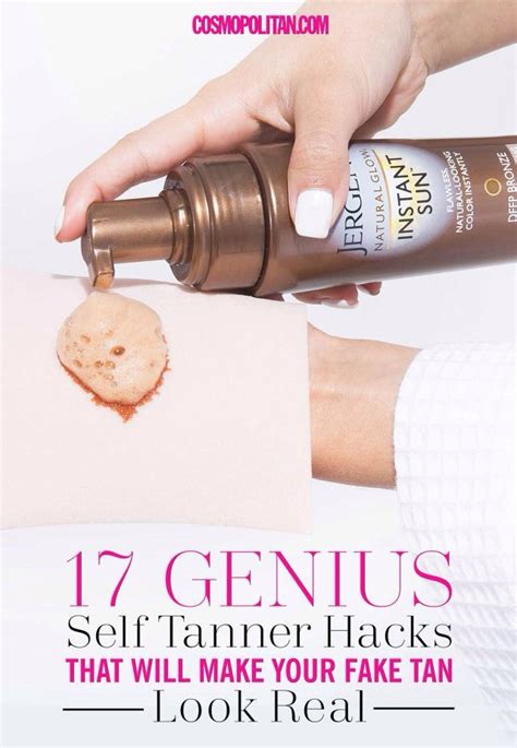 21 genius self tanner hacks that will make your fake tan look real self tanner tanning skin