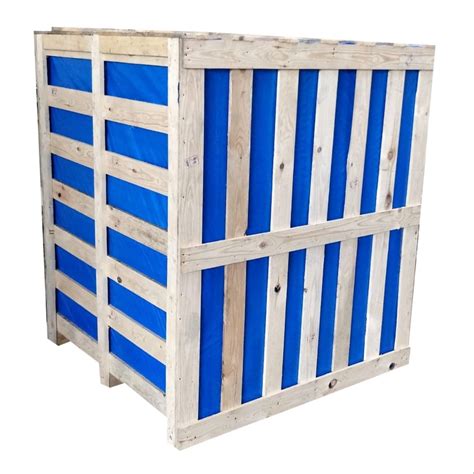 Rectangular Closed Crates Heavy Duty Wooden Crate For Shipping